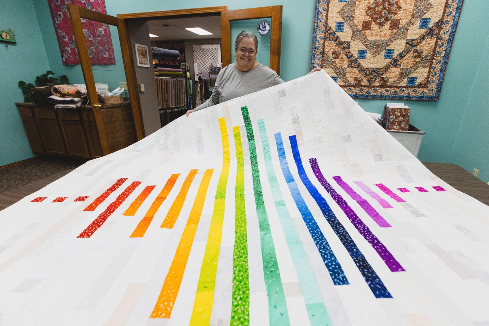 Communication Quilt Recent Mitchell display highlights four generations of Star and family ...