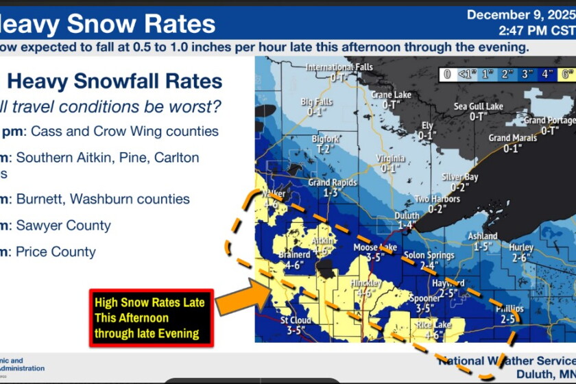 Snow Racttes Snowstorm update: Heaviest snowfall rates expected through 8 p.m. Dec ...