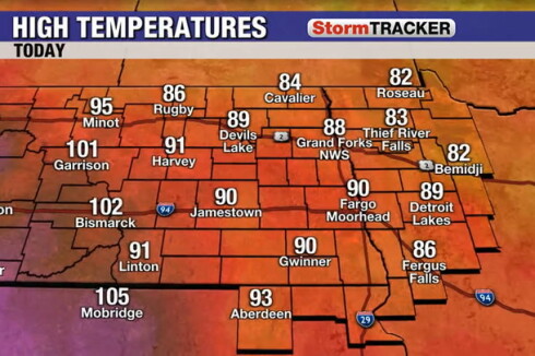 Tracking a beautiful evening ahead of the warm-up to end the week ...