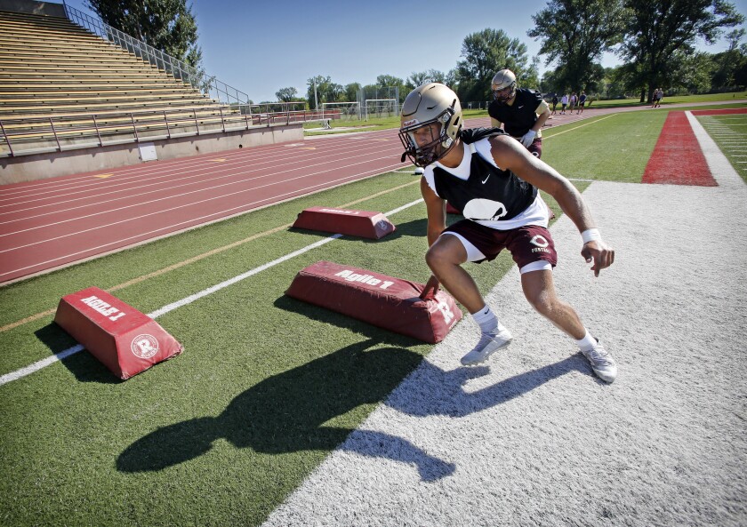 Concordia Cobbers linebacker Ty Moser