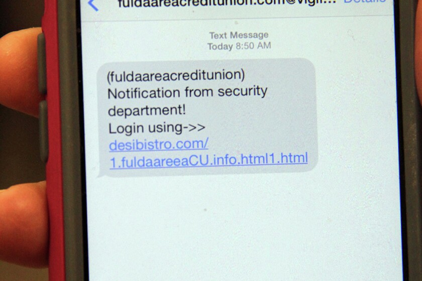 Bait and switch: Phishing scam claims connection to Fulda Area