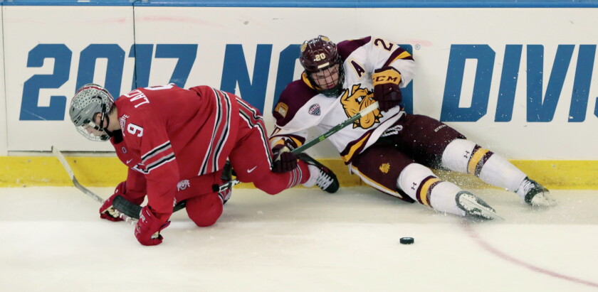 Willie Raskob Raskob's game-winner sends UMD into region final