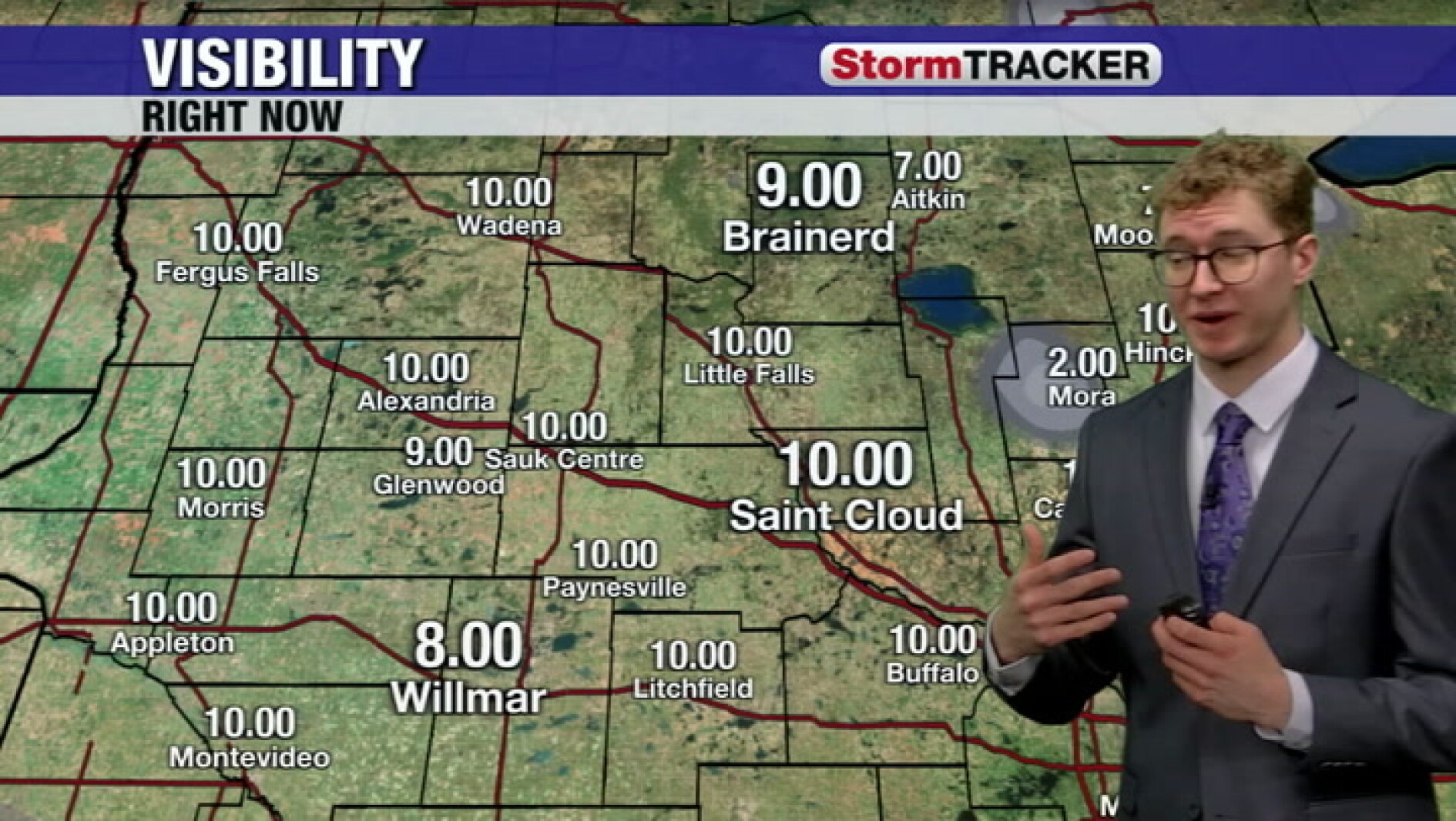 Tracking pockets of fog this morning and more sunshine later