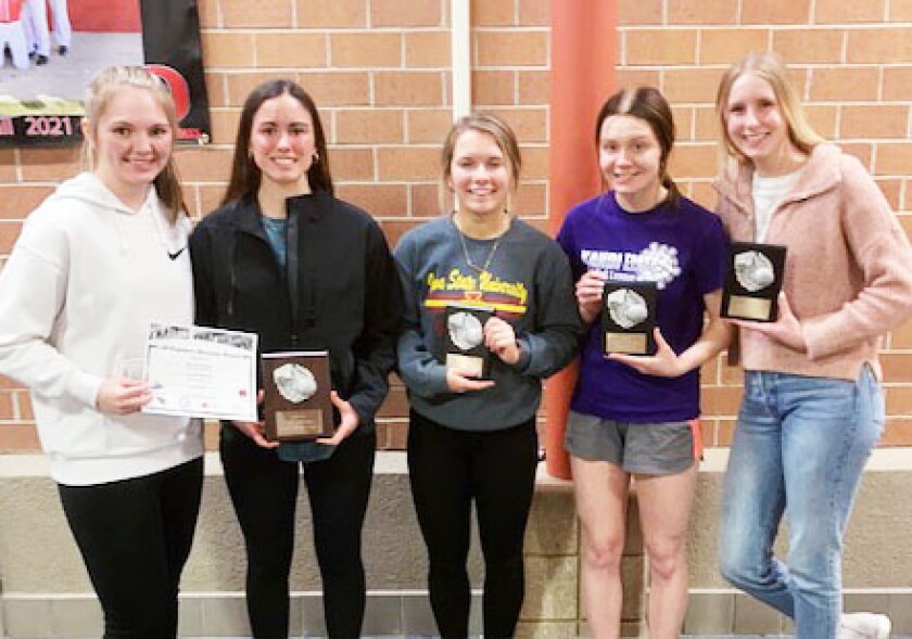Osakis girls basketball awards