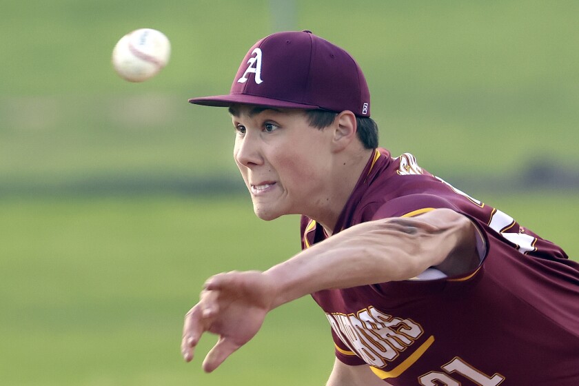 Two Harbors baseball plays at home against Esko.