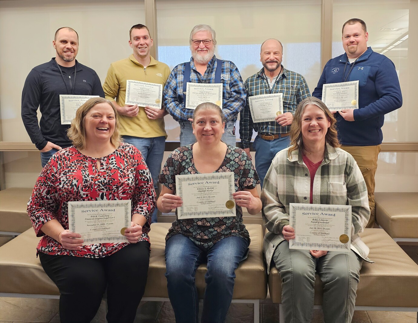 Hubbard County employees celebrated for their service Park Rapids