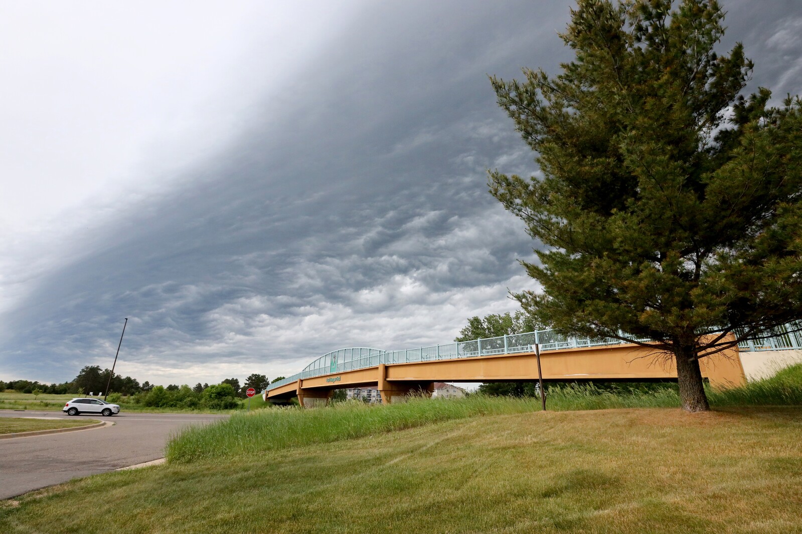 Dramatic looking storm clouds move through the area Saturday, June 18, 2022, in the Brainerd lakes area.