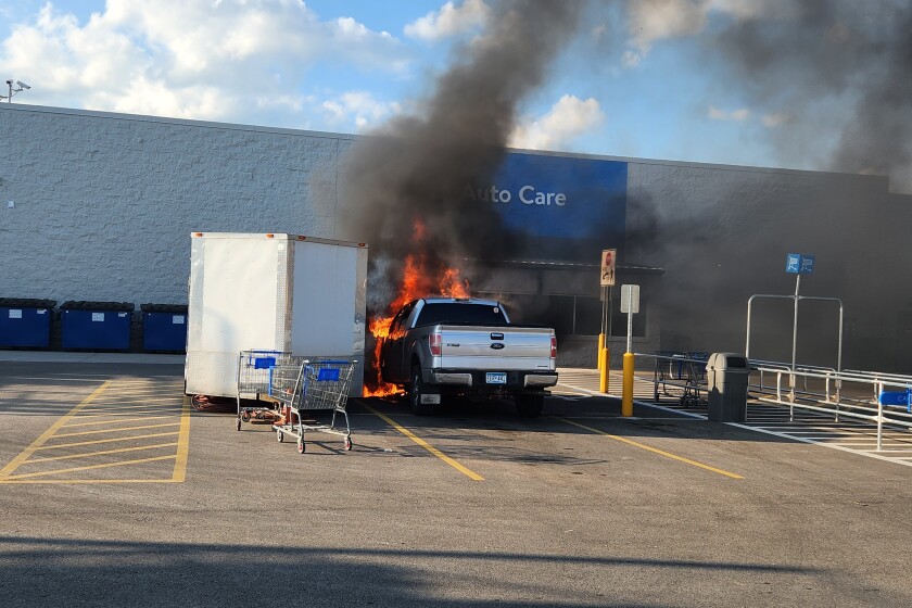 Man honored for ‘heroic’ efforts after pulling dog from burning