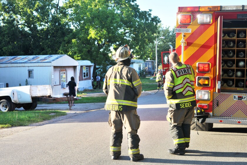 Mobile home fire