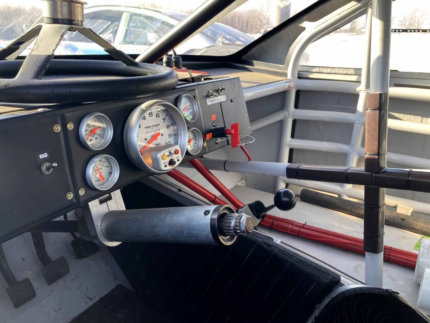 Inside a retired NASCAR Cup Series Car