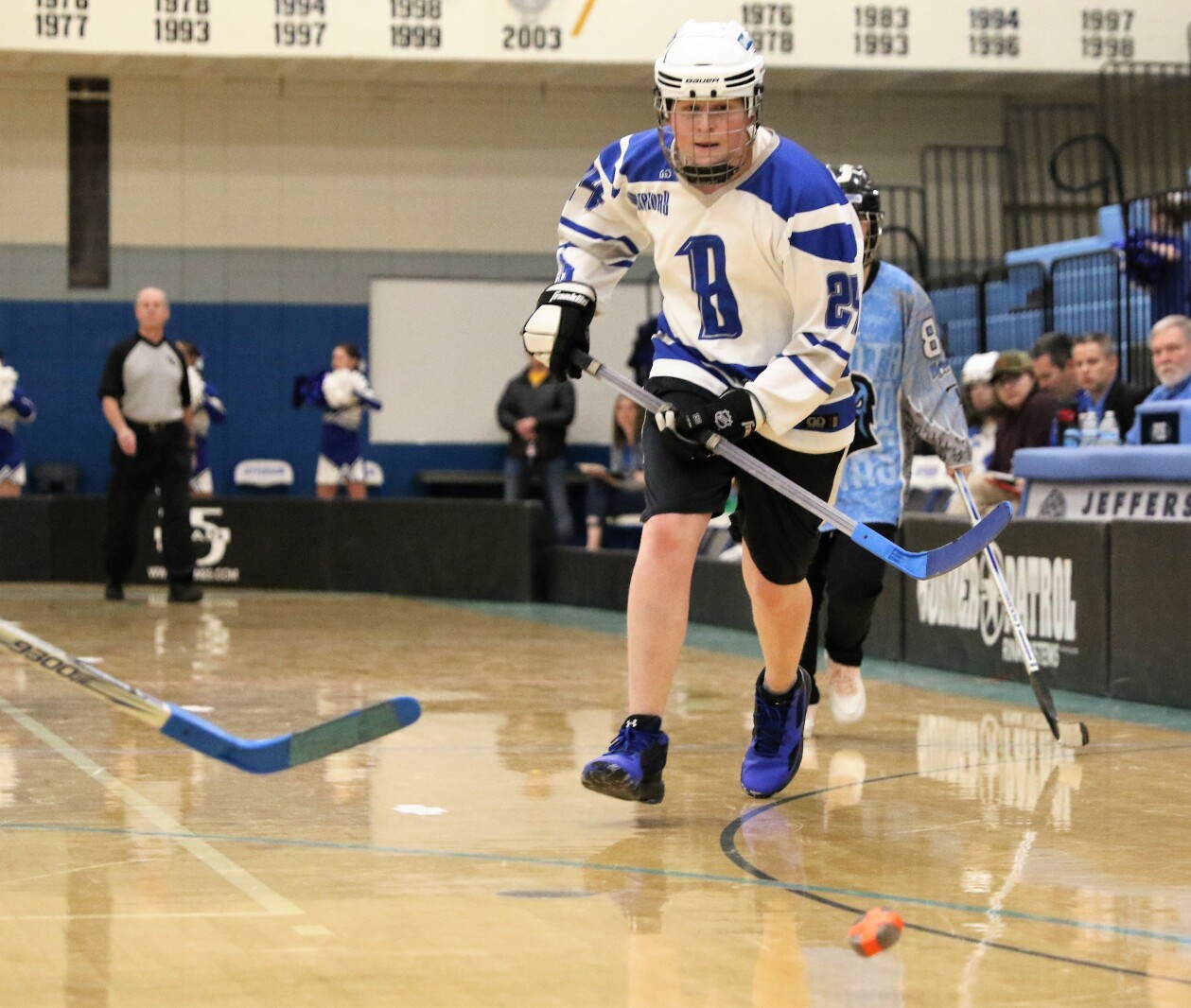 Brainerd vs Dakota United Saturday, March 19, 2022, during the adapted floor hockey state championship game at Bloomington Jefferson High School.