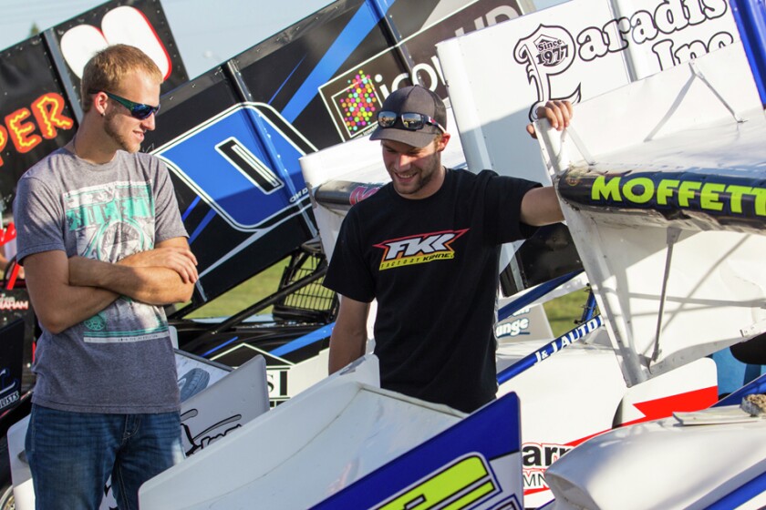 AUTO RACING: Jackson Moffett and Jack Croaker both having a blast ...