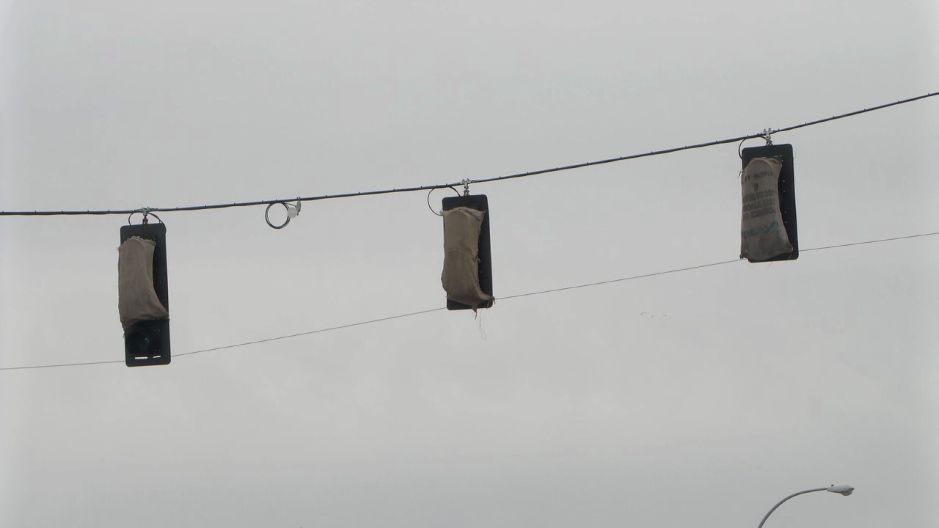 Temporary traffic light installed on Highway 10 in Dilworth