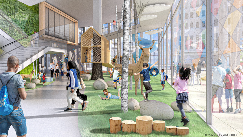 Rendering of the indoor play center in the proposed Moorhead Library and Community Center.png