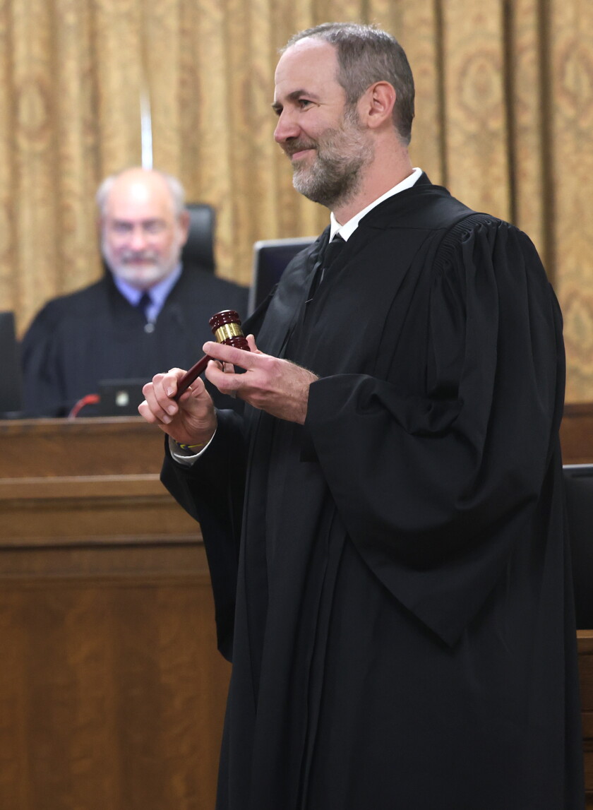 Judge Robe Colors Judge Andrew Eyre highlights civility, professionalism in Grand Forks ...