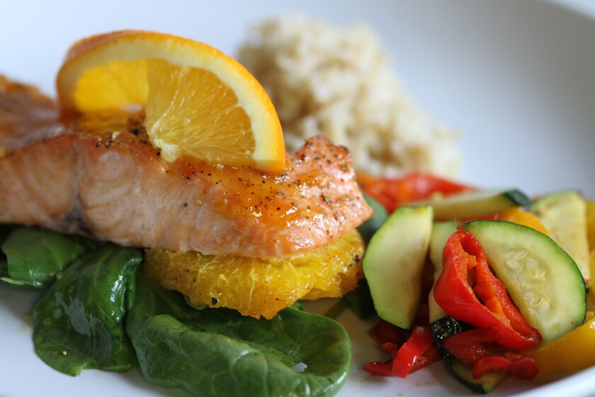 Orange-Glazed Salmon
