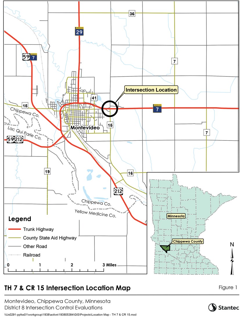 Intersect Hwy 7 CR 15