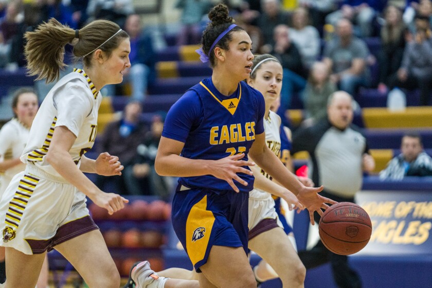 Lourdes, Stewartville girls basketball
