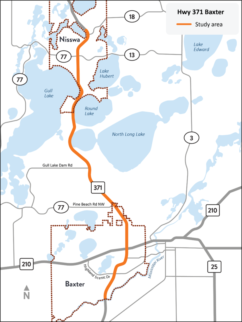 Forum 371 Federal grant could change Highway 371 with goal of increased safety ...