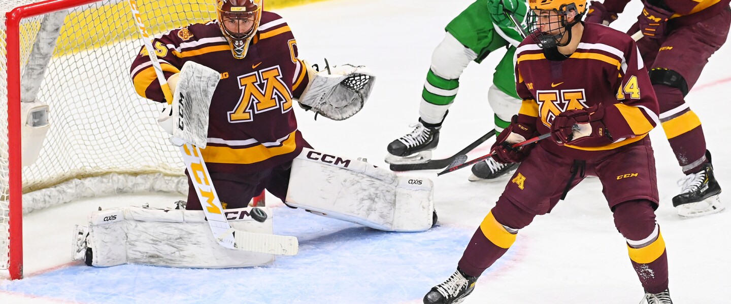 NCAA Men's Hockey 2021: Minnesota v North Dakota NOV 27
