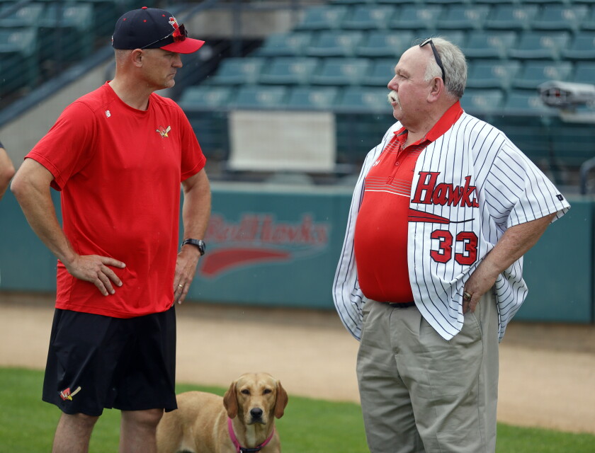 'This is the final chapter': RedHawks honor former longtime manager ...