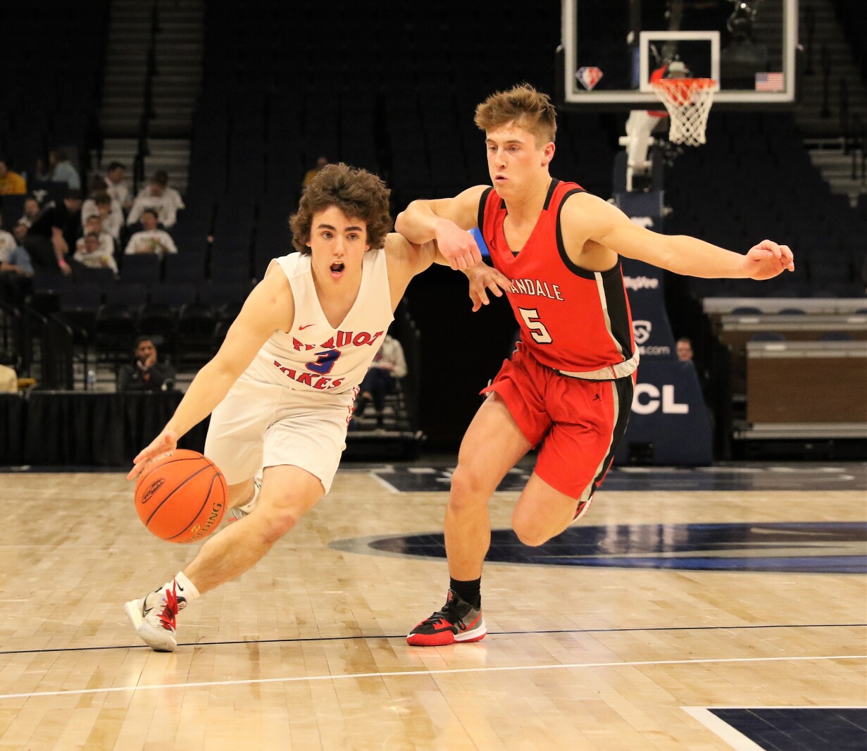 Pequot Lakes vs Annandale Class 2A State Quarterfinals Tuesday, March 22, 2022, at Target Center.