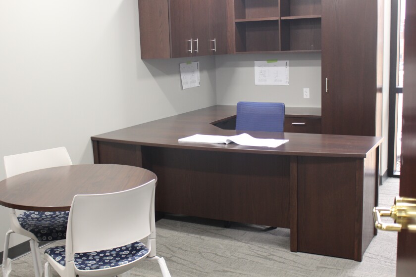 One of the new state's attorney offices is awaiting an occupant on Friday, Jan. 19. Sydney Mook / The Dickinson Press