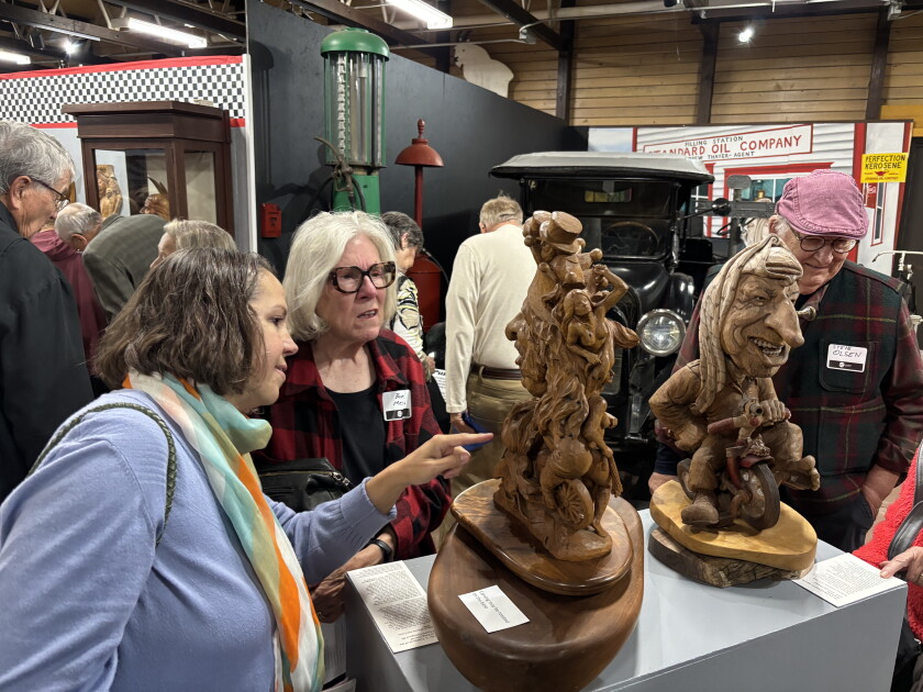 Some 354 people attended the "Coming Home" artists reception and launch for the proposed Cogelow Art Center held at the Kandiyohi County Historical Society on Sept. 29, 2026. The exhibit includes 41 works by Cogelow, such as those shown above. The free exhibit will continue at the Historical Society through Oct. 30.