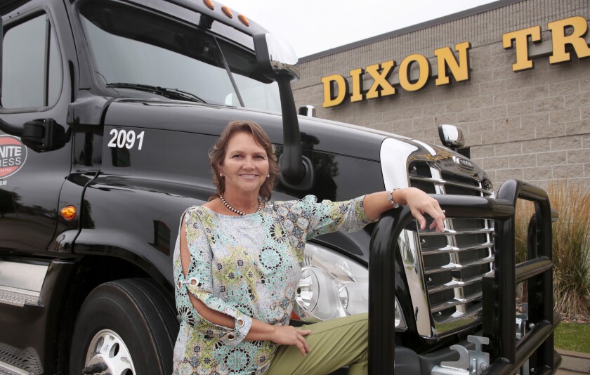 The North Dakota Motor Carriers Association elected Melissa Dixon as president during its annual convention in late May. Dixon has more than 20 years experience working with those in the industry, including through her her current role as president of Dixon Insurance Inc. and sister organization Interstate Truck Licensing in Fargo.Dave Wallis / The Forum