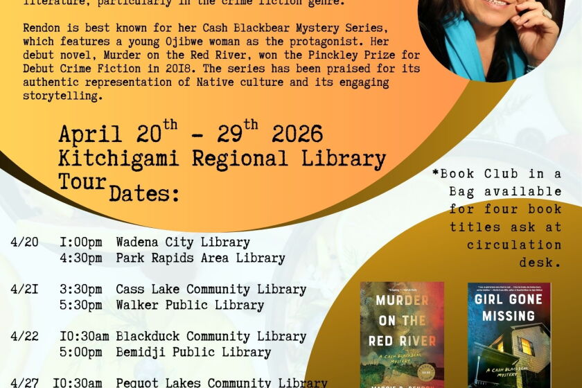 Marci R Rendon Author Marcie Rendon to visit area libraries during tour - Pine and ...