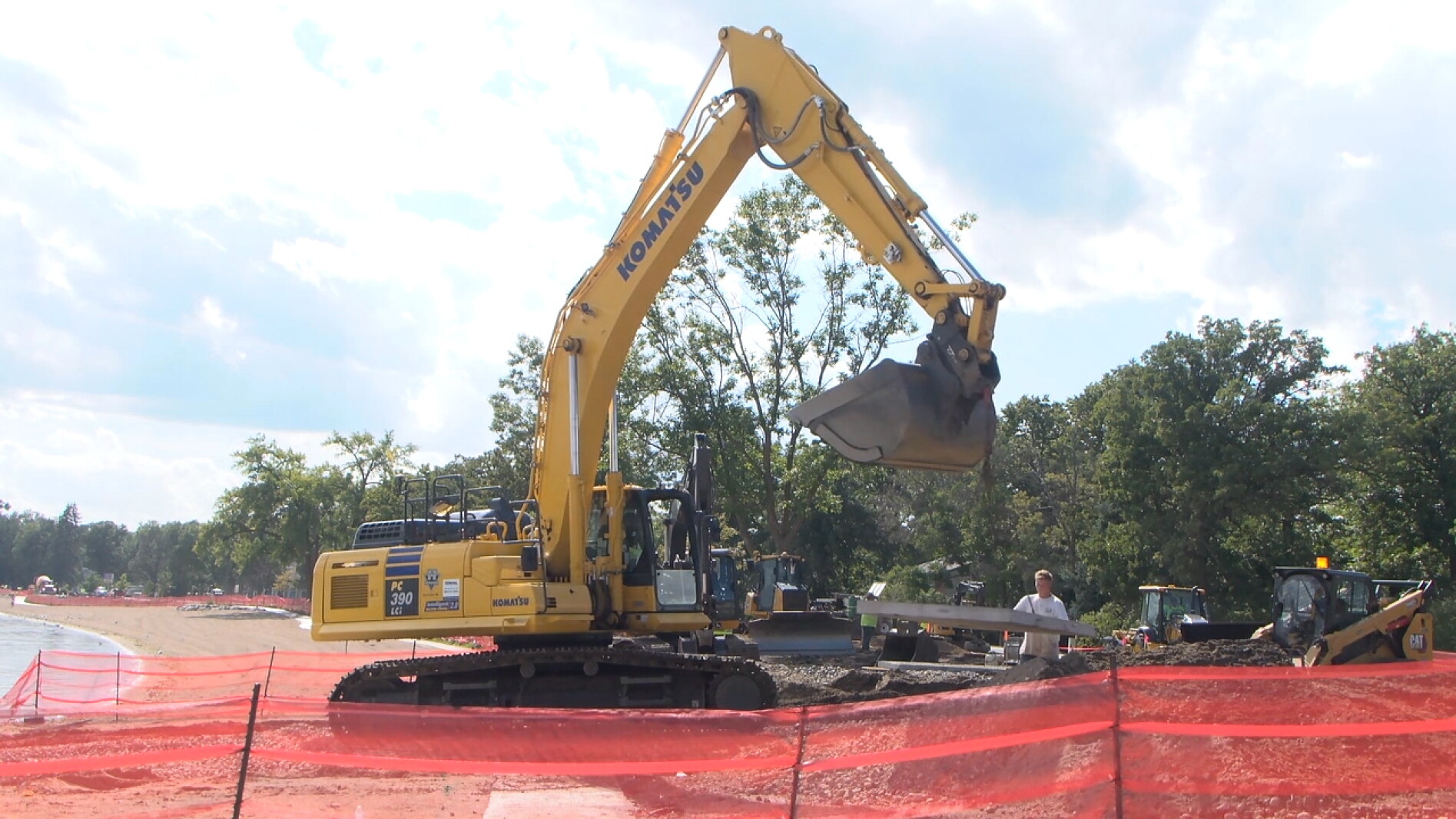 Detroit Lakes beach project nears completion