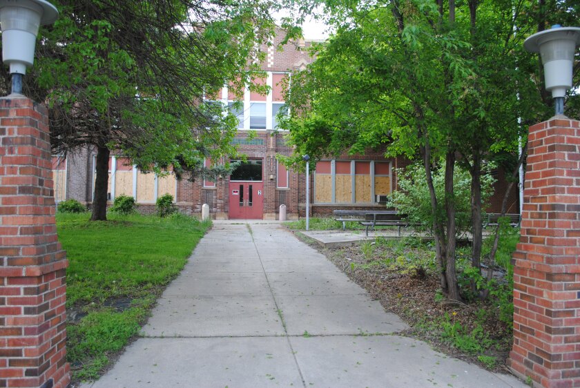 Tom Cherveny / TribuneYellow Medicine County and the city of Clarkfield will be splitting the costs of removing the former elementary, junior and senior high school facilities. They are mold-infested and have extensive water damage.