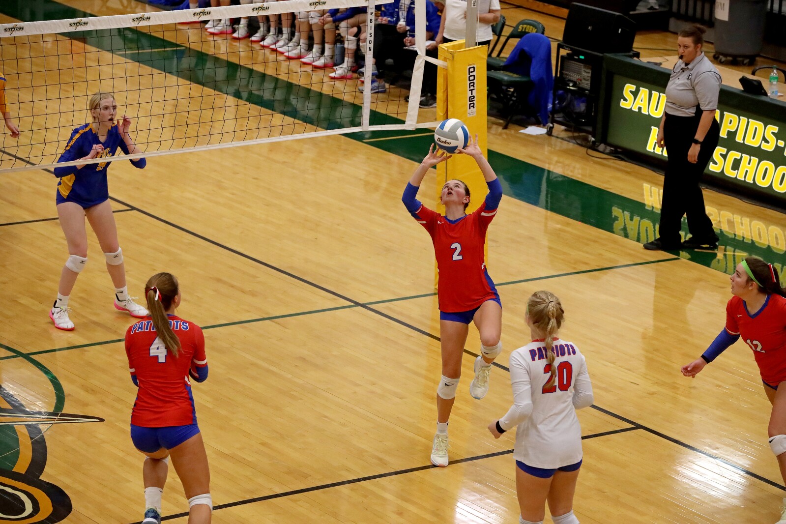 Pequot Lakes vs Wadena-Deer Creek Volleyball on Thursday, Nov. 3, 2022, in Sauk Rapids.