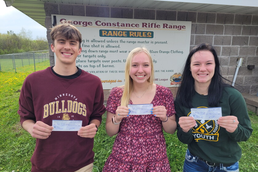 George Constance Rifle Range Douglas County Fish and Game League awards scholarships - Superior ...