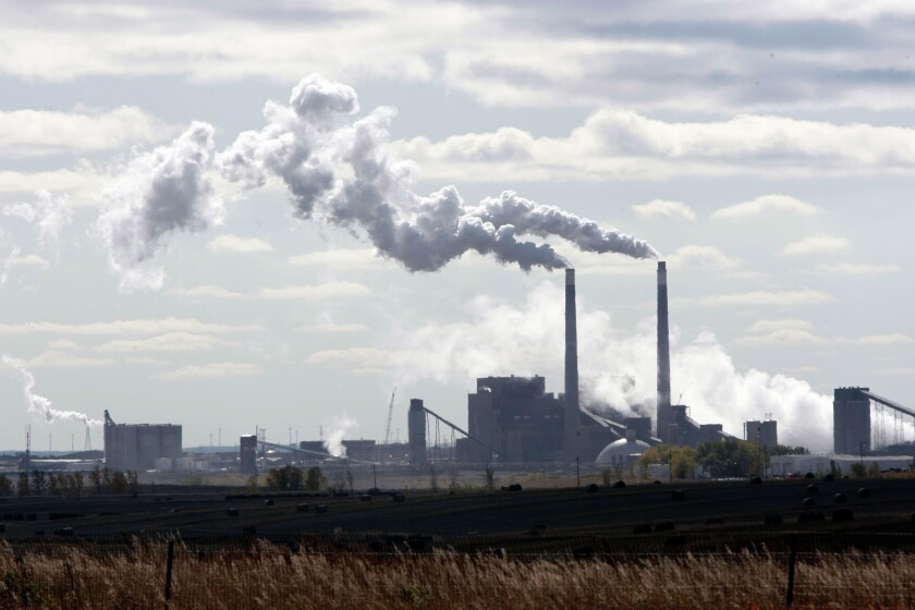 The Great River Energy Coal Creek Station coal plant near the Falkirk mine outside of Underwood, N.D., is the largest power plant in North Dakota Michael Vosburg / Forum Photo Editor