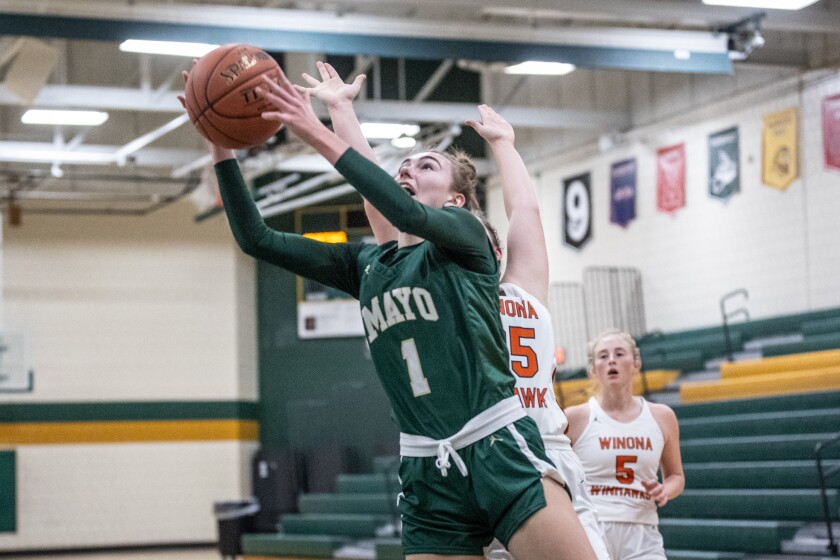Mayo, Winona girls basketball
