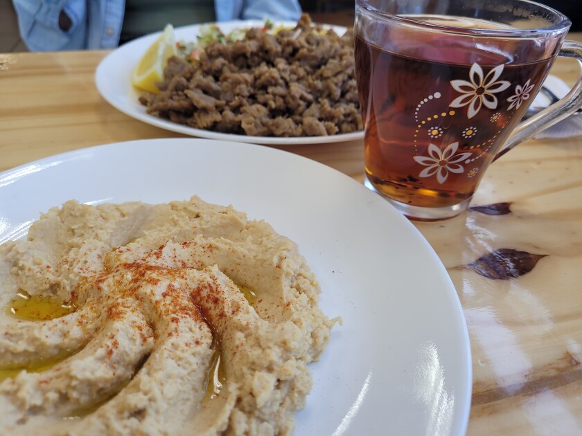 humus and Kurdish tea.jpg