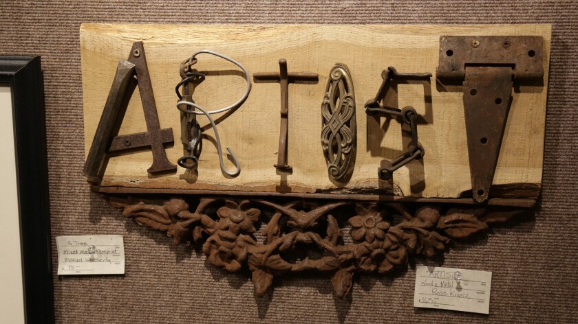 Art like this mixed piece will be shown on the art tour. Courtesy photo.