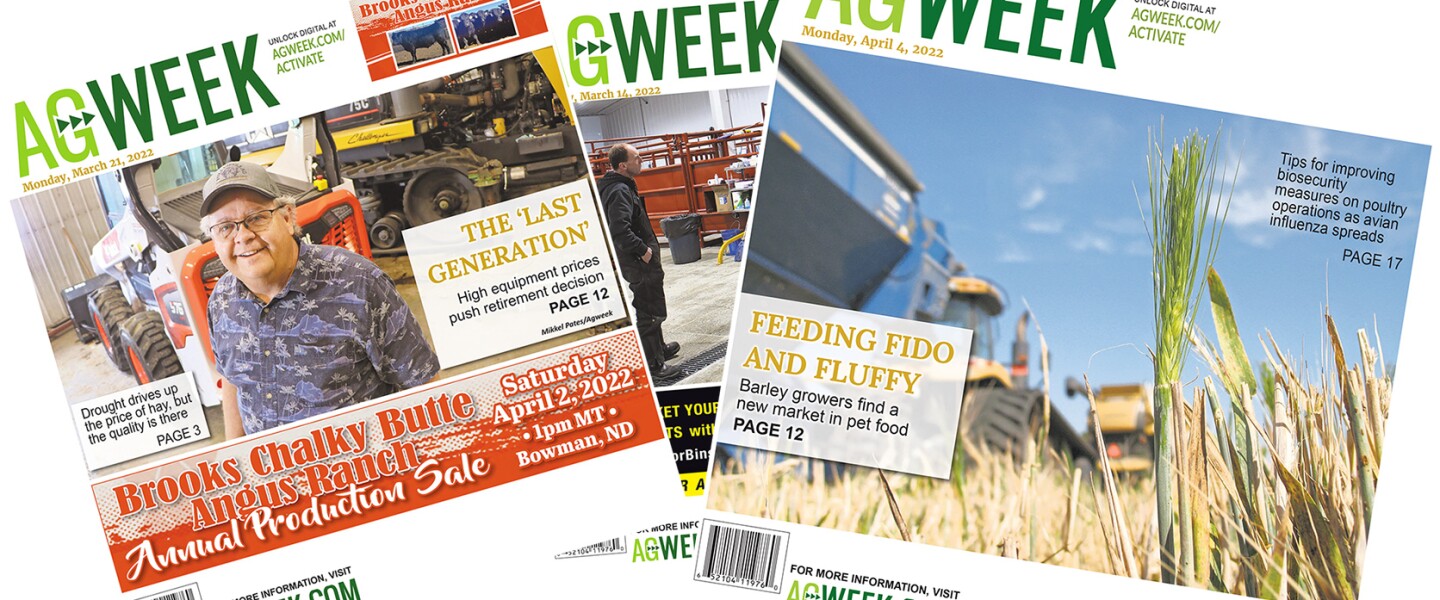 Agweek covers