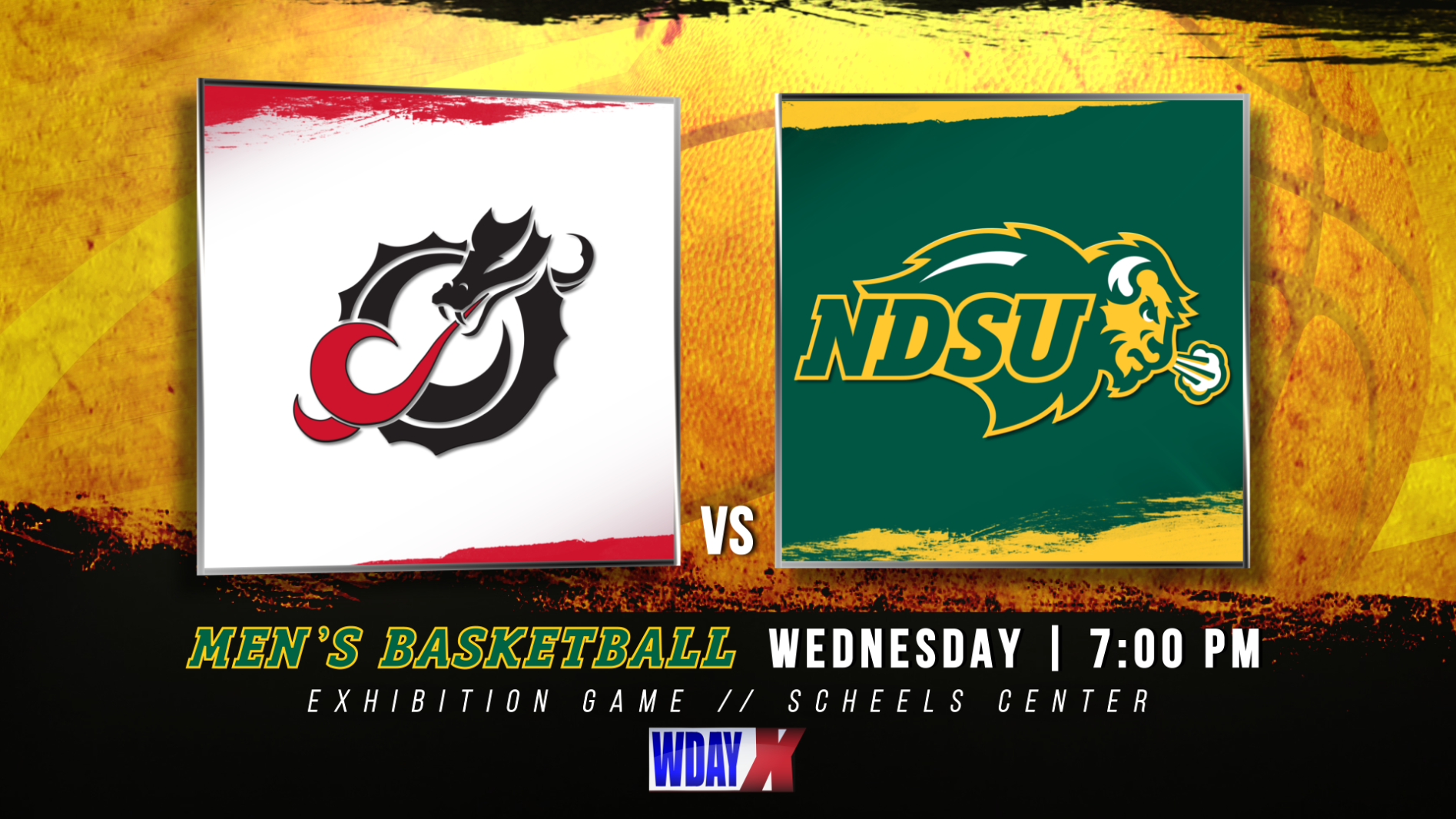 Live at 7 p.m. NDSU men's basketball vs. MSUM Dragons InForum