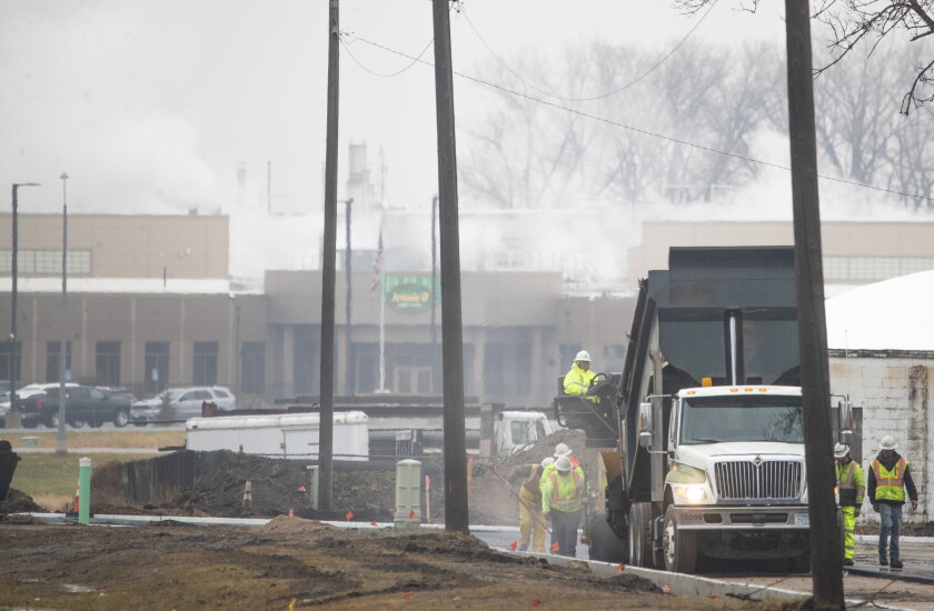 PHOTOS: Roadwork finishes up on Service Drive in Willmar Industrial ...
