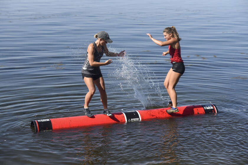 Log Roll Pool Rider Balancing Act: Log Rolling at Glenwood's Waterama - West Central ...