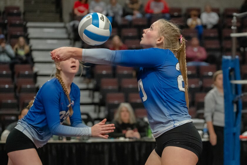 Mabel-Canton vs. Bethlehem Academy Volleyball Section 1A Champio