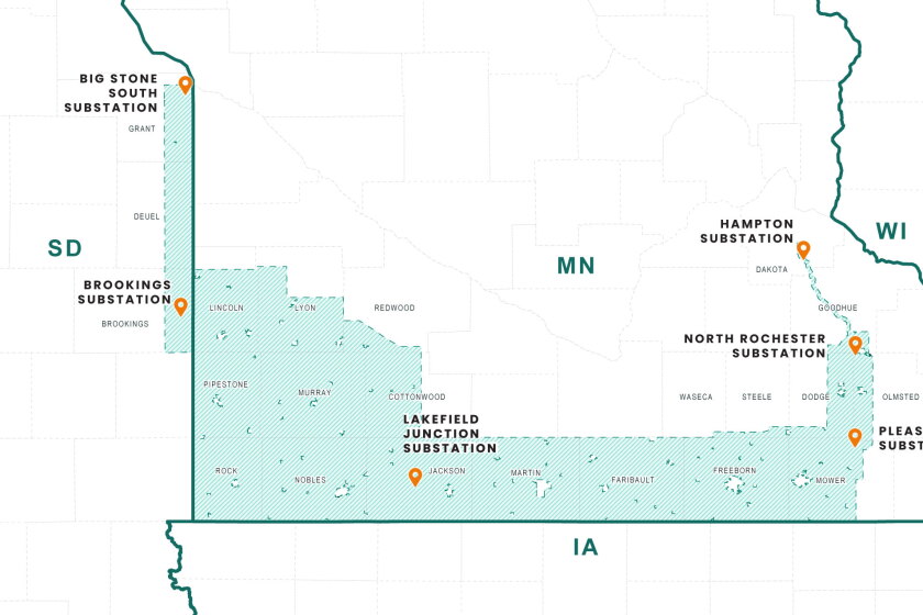 Sw Minnesota Map PowerOn Midwest proposes project through southwest Minnesota - The ...