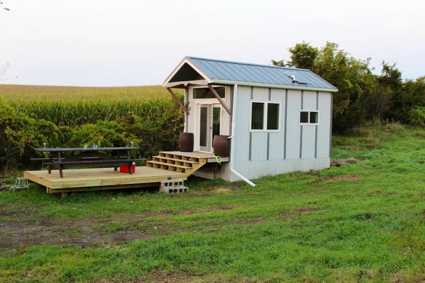 Utica's tiny Airbnb cabin and its owners running it from the sea Post