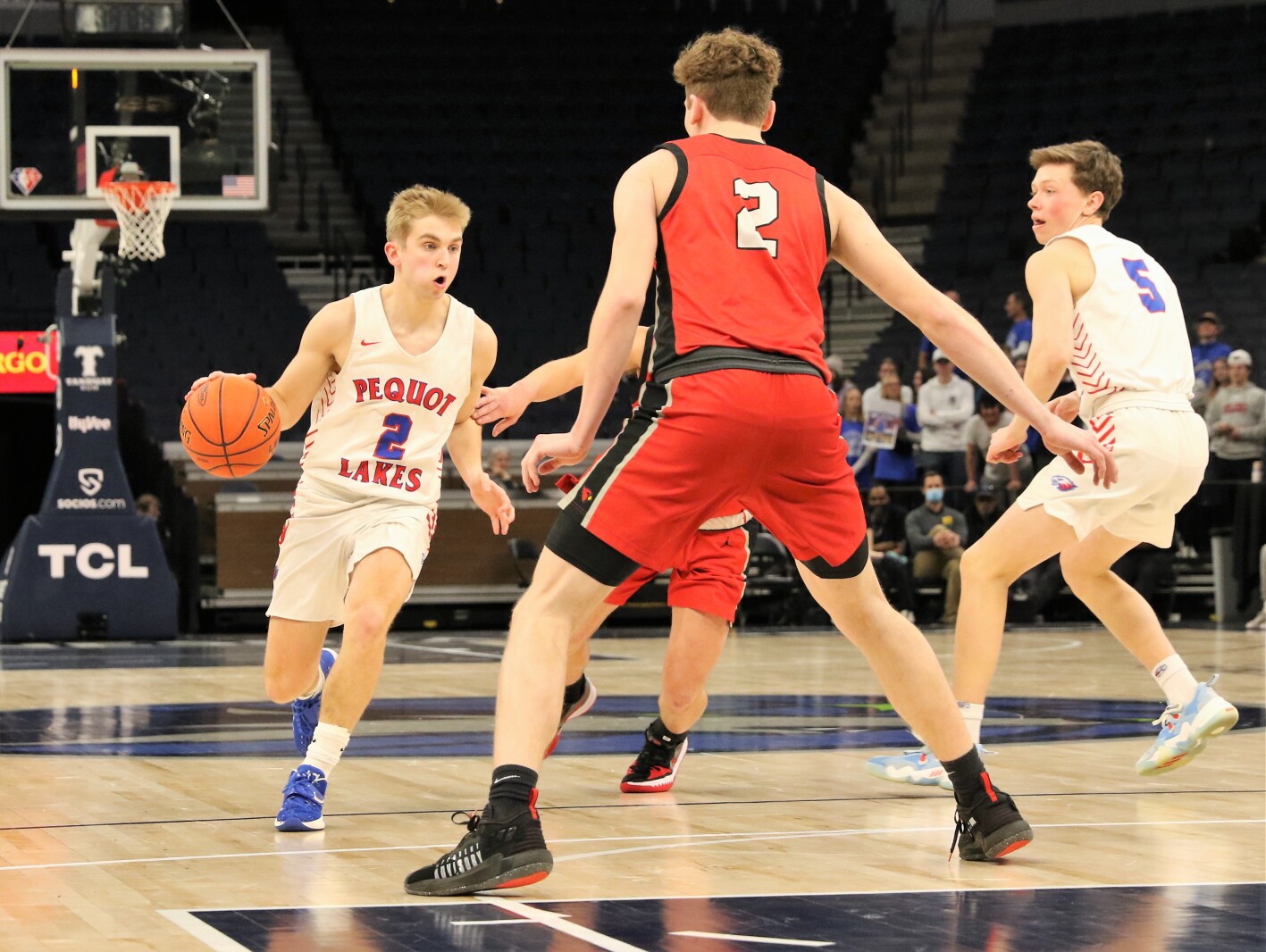 Pequot Lakes vs Annandale Class 2A State Quarterfinals Tuesday, March 22, 2022, at Target Center.
