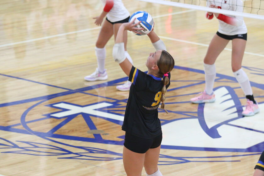 ROCORI Voleibol de la Catedral de St. Cloud 100625 2