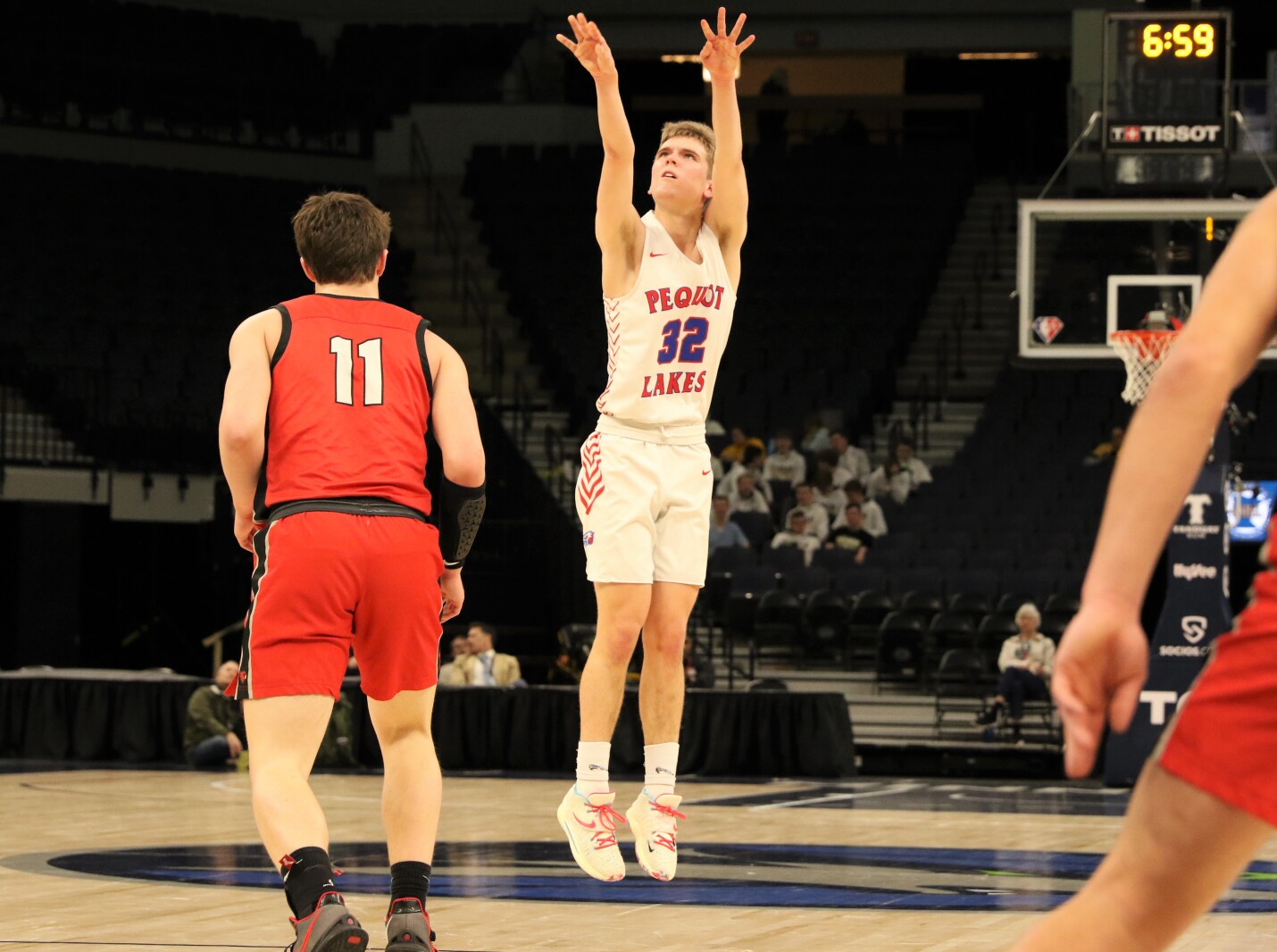 Pequot Lakes vs Annandale Class 2A State Quarterfinals Tuesday, March 22, 2022, at Target Center.