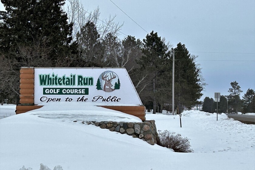 Spring snowfall delays ‘season opener’ at Whitetail Run Golf Course