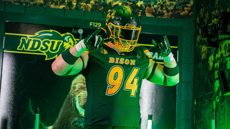 NDSU Bison Football Unveils All-Green Uniform for Mountain West Home Opener